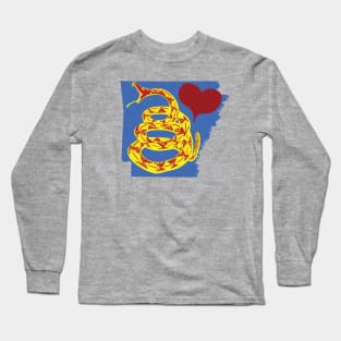 Love Arkansas Gadsen Snake Long Sleeve T-Shirt